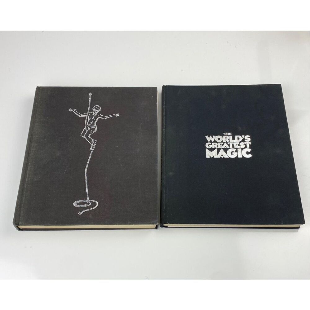 Vtg The Great Book of Magic & The World’s Greatest Magic Illustrated HC Books- 2